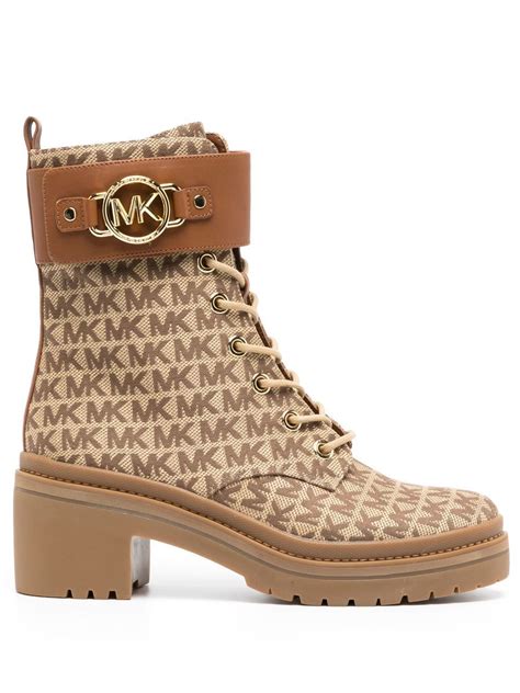 michael kors ankle buckle boots brown leather with high heel|Michael Kors ankle boots nordstrom.